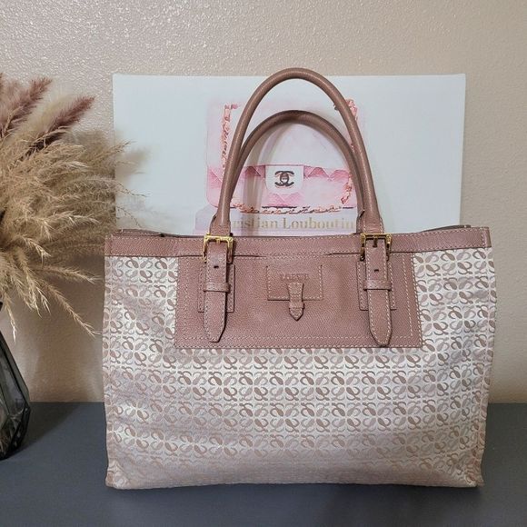 Loewe Canvas Leather Tote Bag - Picture 1 of 16